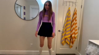 OOPS! Stepsis Accidentally Roller Skates Dick into Her