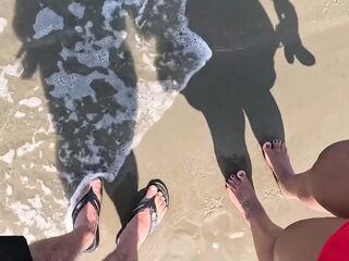 Baianinha Trans Screws Pair on the Beach