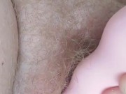 FTM cums with vibrator