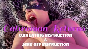 CEI Catwoman Returns Sensual Domination JOI Body Worship Boob &  Pussy Play With Riding, Cowgirl, Face Sitting POV