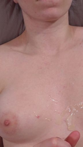 Jaw-dropping moment from &quot;POV Cum On My Hot Natural Tits!&quot;