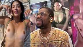 Married hot mom and latex barely legal enjoy a double dose of facial hammering