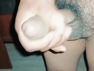 PoV jugosa paja caliente rápido. Masturbación de polla grande y gorda. Sabroso