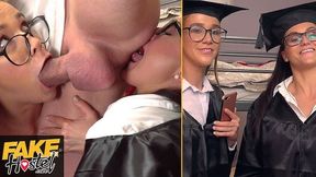 Emotional Alexis Crystal and Steve Q at college clip