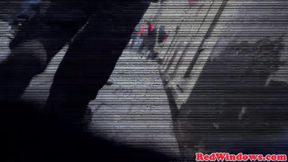 ”Dutch Hooker In Lingerie Sucks Meat & Gets Jizzed”