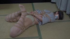 xr159-duct tape Hogtiebondage ticklingfeet