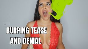 Burping tease and denial - OnlyVanessa