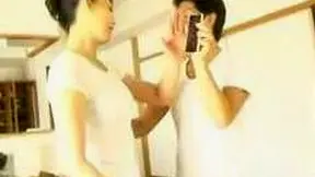 Japanese Slut Gets DP'd by Two Big Black Cocks