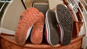 College girls sneaker sock strip! - MP4