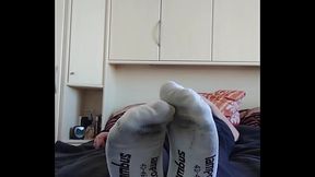 Meine wei&szlig_en Sneaker Socken