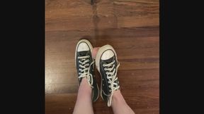 Miss Lex Jerks Off Dildo With Dirty Chuck Taylors