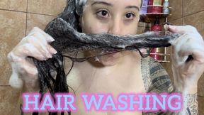 Hair washing routine