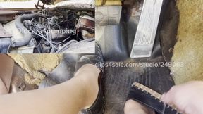 I made a good one today! Cranking, revving, and surprise ending!