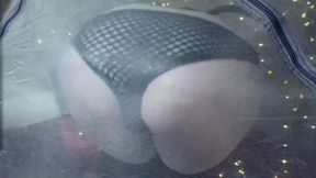 Sexy girl teases you inside her tent. Can you see it?