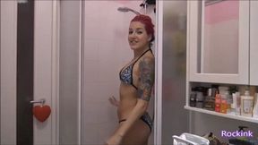 Sensual shower in bikini [KAMILA],