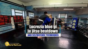 Lucrezia blue gi ju jitsu beatdown and selfdefense techniques_