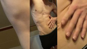 Skinny Boy Masturbates and Squirts Cum