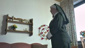 Busty Nun Takes a Big Cock