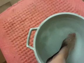 Extreme dirty feet session