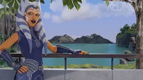 Ahsoka Tano's Wet Pussy Gets Filled with Cum During Jedi Training