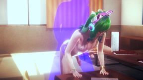 Yaoi Femboy - Green Hair Anal