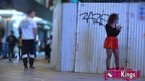 latina fucks a random street guy. elena de la vega, busty slut on fakings