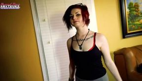 Watch Marci, the alternative Hottie, experience a vibrated orgasm while getting her clit rubbed!