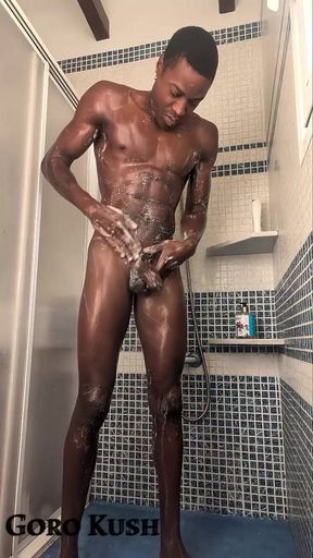 Masturbating in the shower before work !