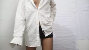 Night dress hot moment selfi fucking