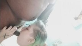 19 year old cum slut Mikaela sucks my BBC and then gets her eager cunt rammed in doggy