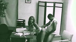 ”Black Babe Blowjob & Fucking caugh on cctv”