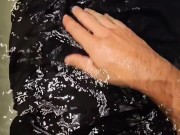 Bath and cum in my step sister Nike Pro tennis clothes