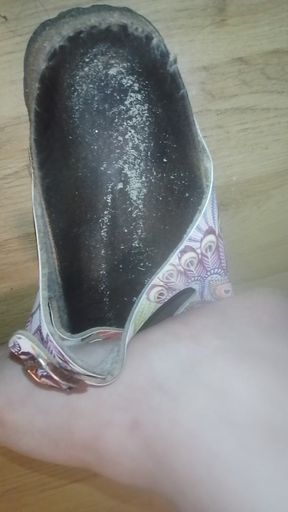 Birkenstock shoes are processed