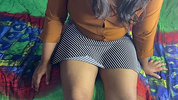 College Se Chutti Hote Hi Gf Ko Ghar Bulakar Choda