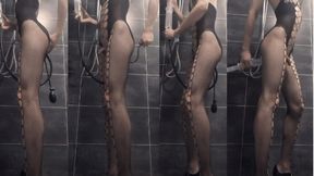 Crossdresser In Sexy Lingerie Had Enema &amp; Multiple Cumshots With Anal Play