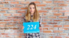 Skinny model is testing her luck with a Czech agency