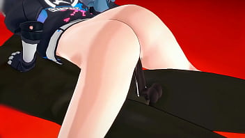 Bronya Zaychik Hentai Honkai Impact Cowgirl Sex Creampie MMD 3D Blue Clothes