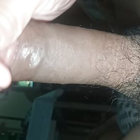 Cock massage and blowjob