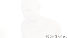 Sexy Zander Lane pounded hardcore after hot ball licking