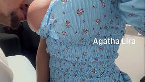 Gozei dando de frente pro pauzudo. Minha porra saiu t&atilde_o grossa! Estava a dias sem gozar. Ele chupa meu peito como ningu&eacute_m!