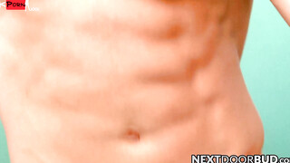 Bedroom raw blowjobs followed by anal with two hairy hunks