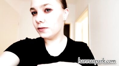 18yo oversized German teen flashes her natural tits on cam