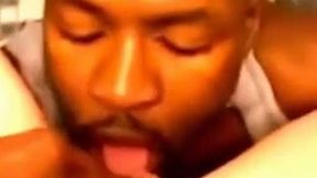 I please her with pussy licking and she gets her yoni fucked hard