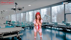 Enfermera haces cosas Pervertidas frente a su paciente - JOI SOLO GIRl