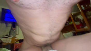 My stepsister sucks my dick and I fuck her to the music and I cum inside her and I can&#039_t get any more cum out.