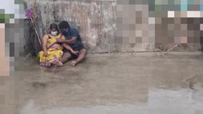 Rain Sex on Terrace