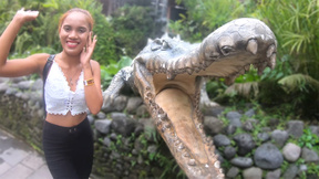 Animal park visit & sex at home with big butt Thai GF