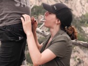 risky public facial near ravine - little arden