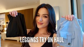 Try-On Haul: How to Style Leggings for Casual and Playful Outfits in 4k