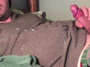 My flaccid cock gets excited and CUMS! So horny I go again after!